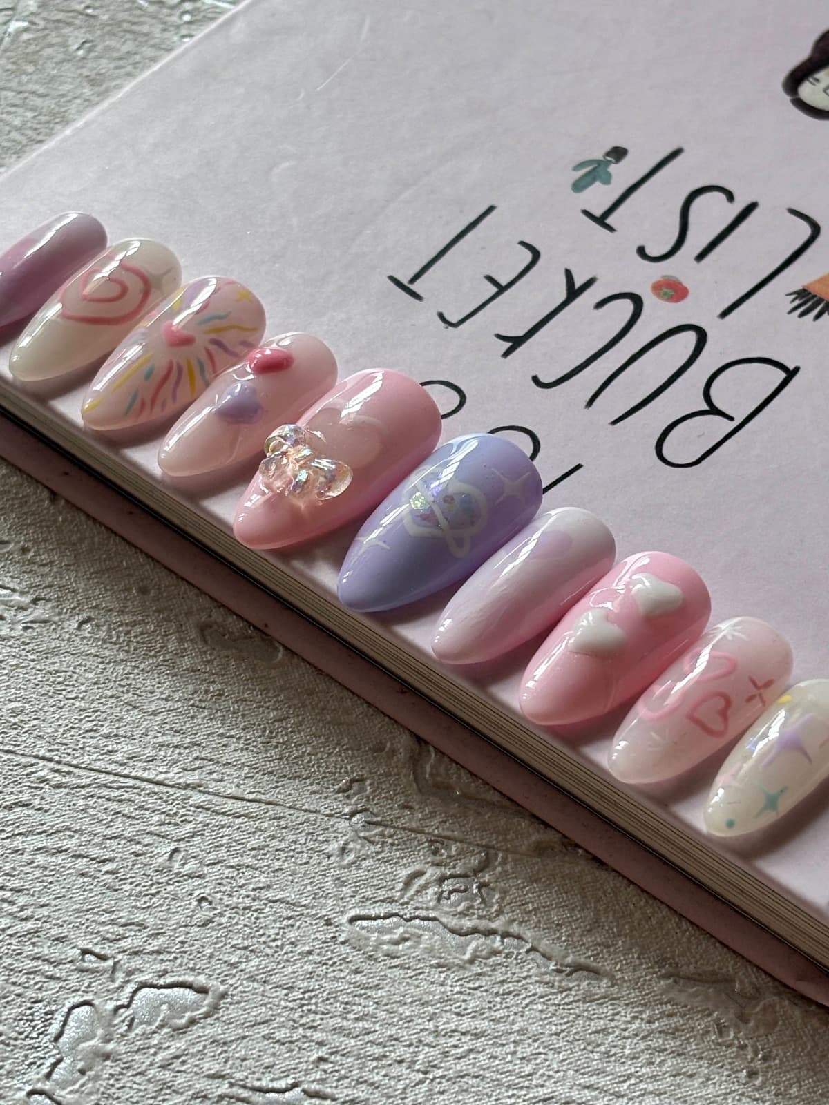 Pastel Candy Nails