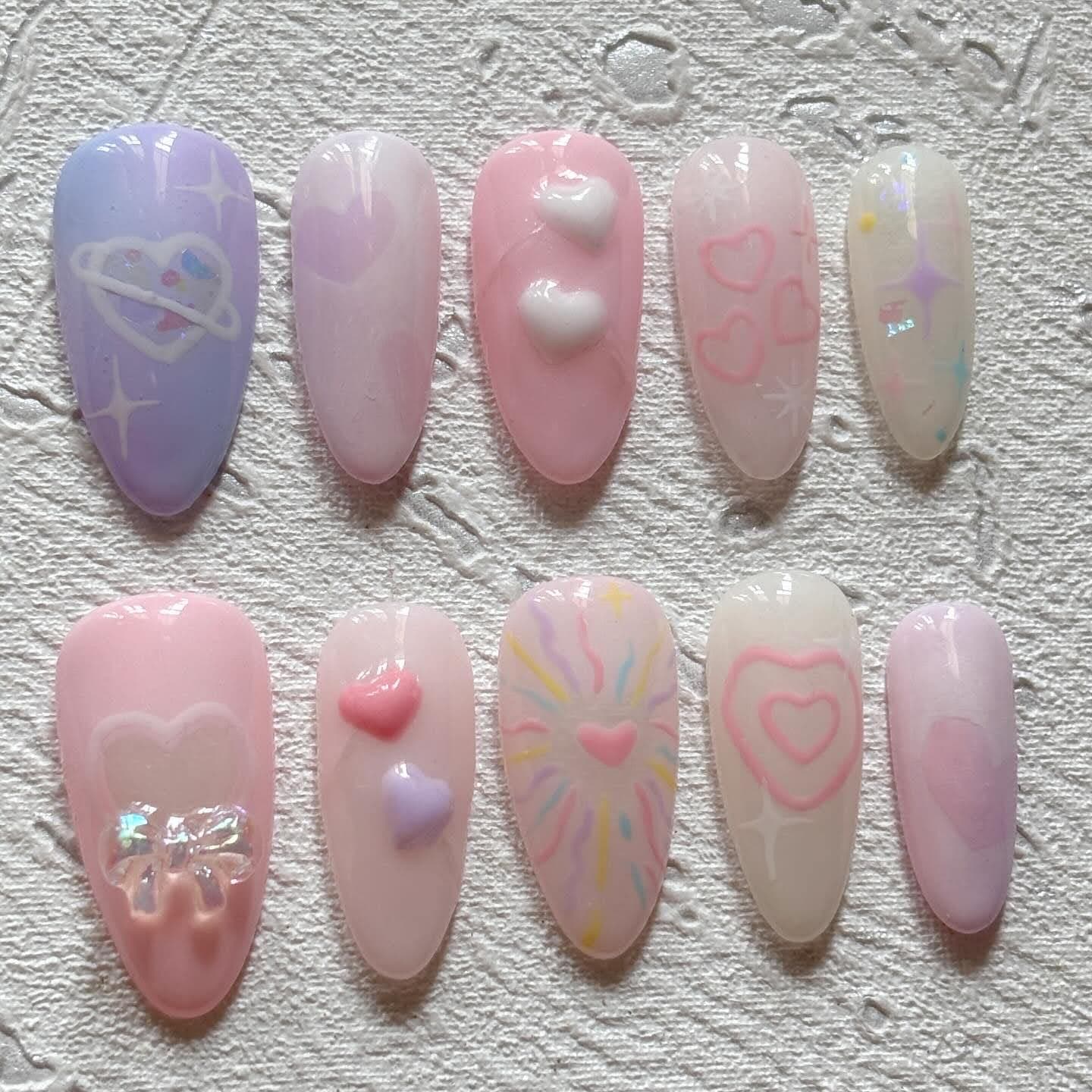 Pastel Candy Nails — 2